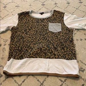 Coach men’s leopard print tee